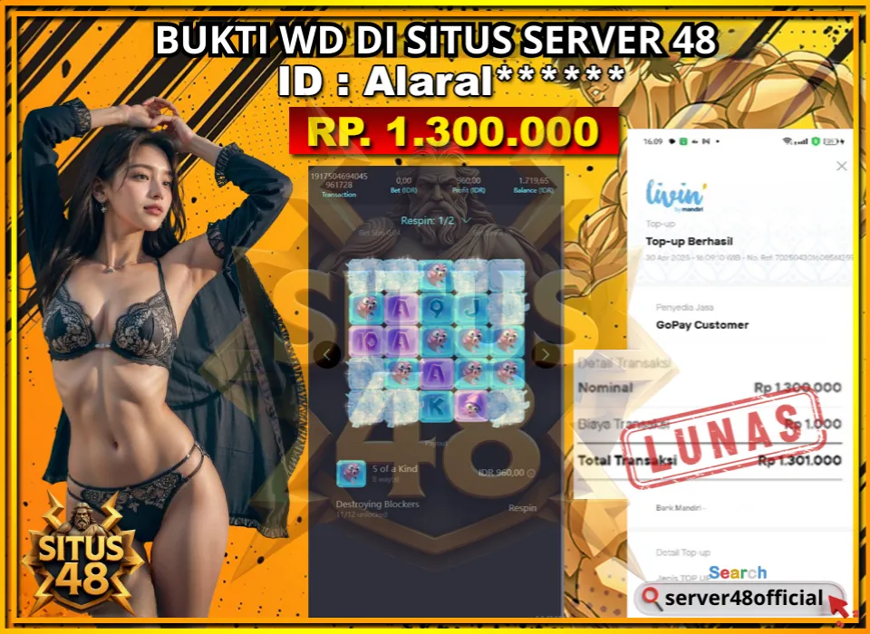 WITHDRAW 1.300.000